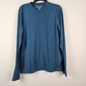 Outerknown active long Sleeved Shirt tee Size Medium Teal